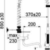 Pendelbrause Classic Wandbatterie, weitere Produktansicht