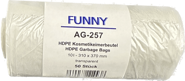 Kosmetikeimerbeutel 10 l transparent