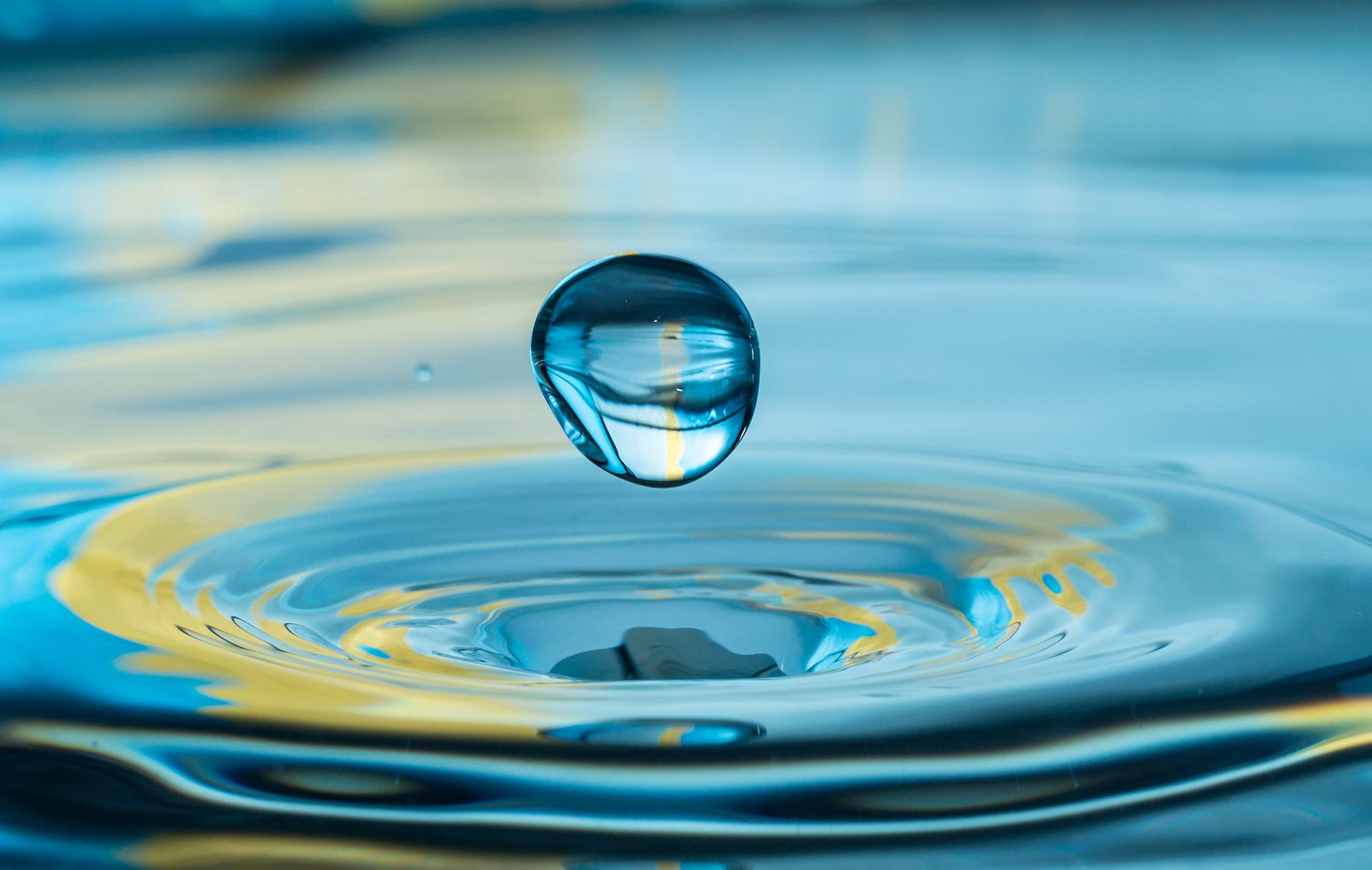 OM Gastrohandel Wassertropfen als Symbol für Wasseraufbereitung