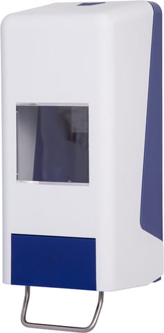 Softflaschenspender blau/weiß