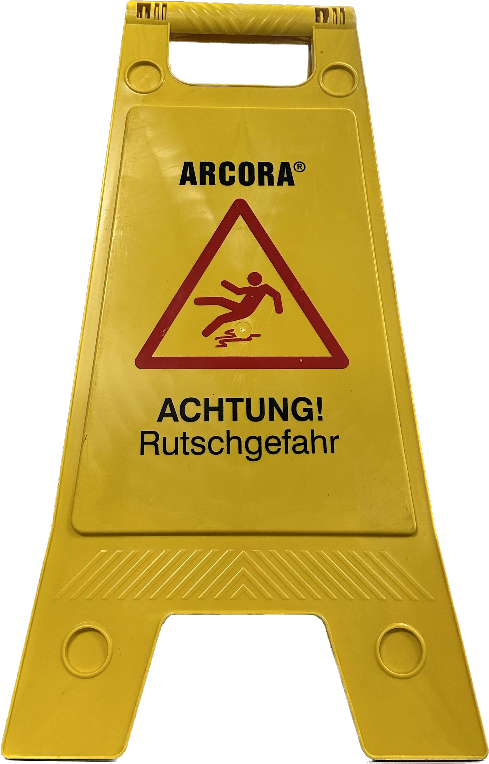 Warnschild Achtung Rutschgefahr