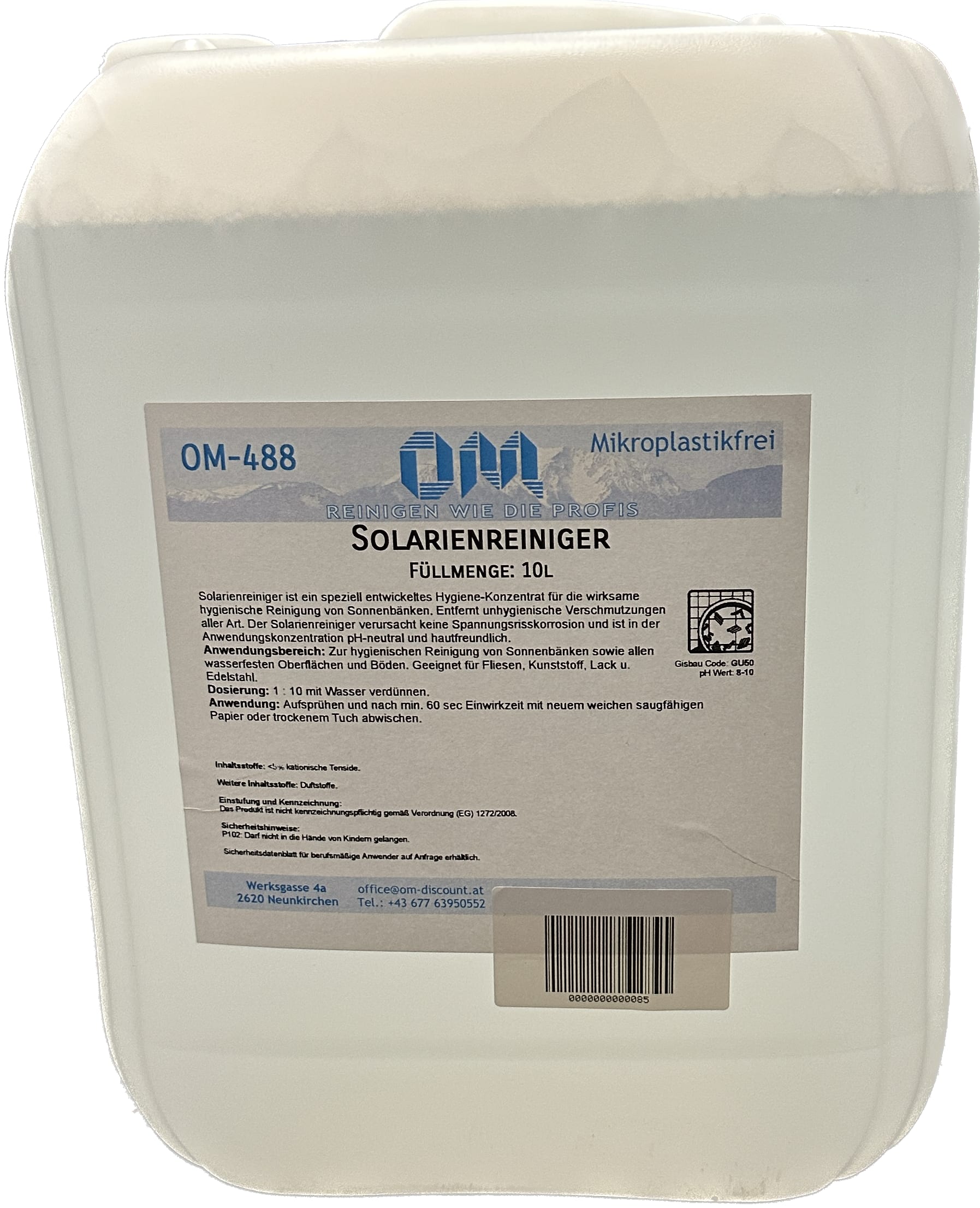 Solarienreiniger 10 l