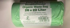 Bioabfallbeutel kompostierbar 20 Liter mit Henkel