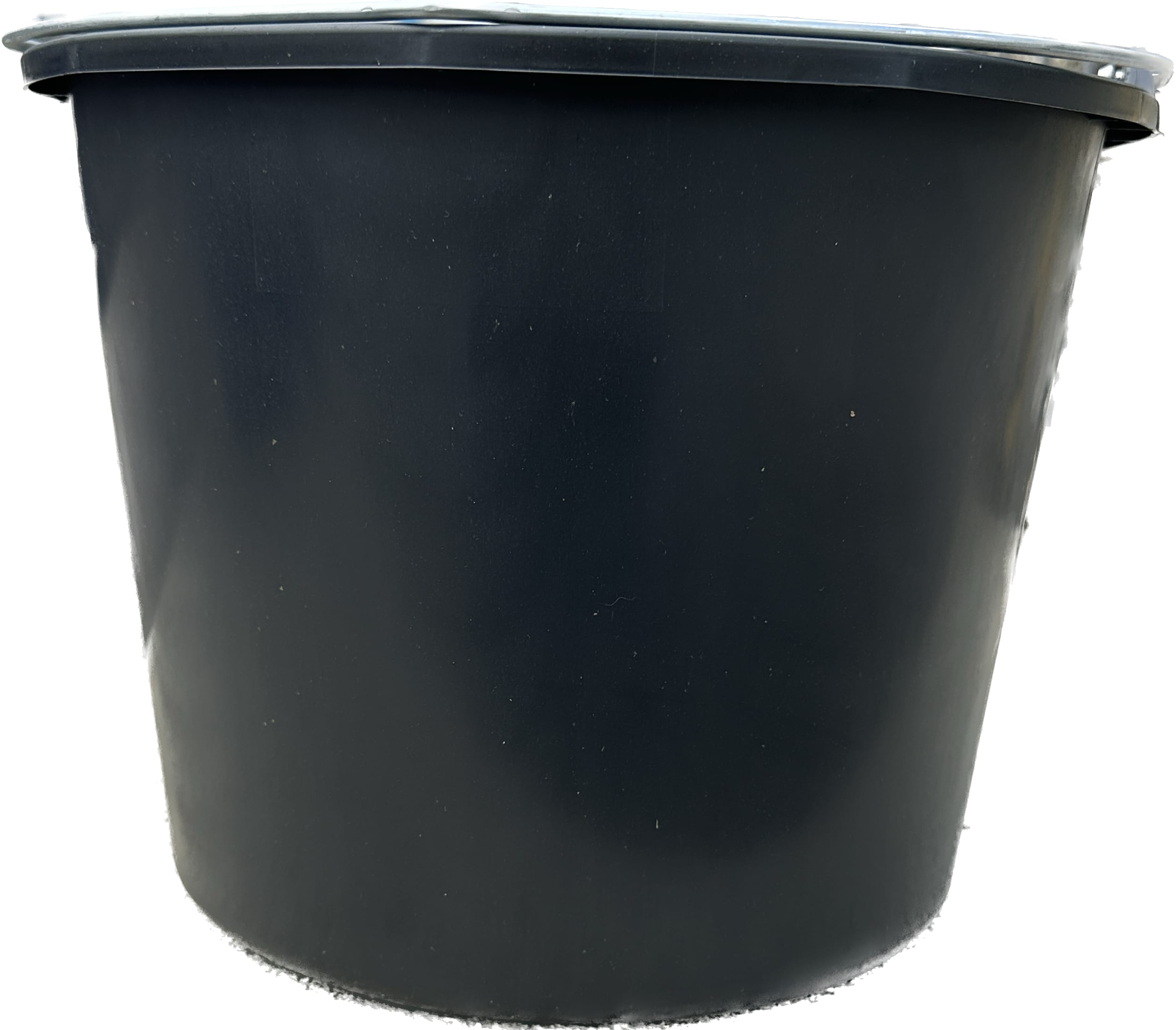 Baueimer 12 Liter schwarz mit Ausgußnase
