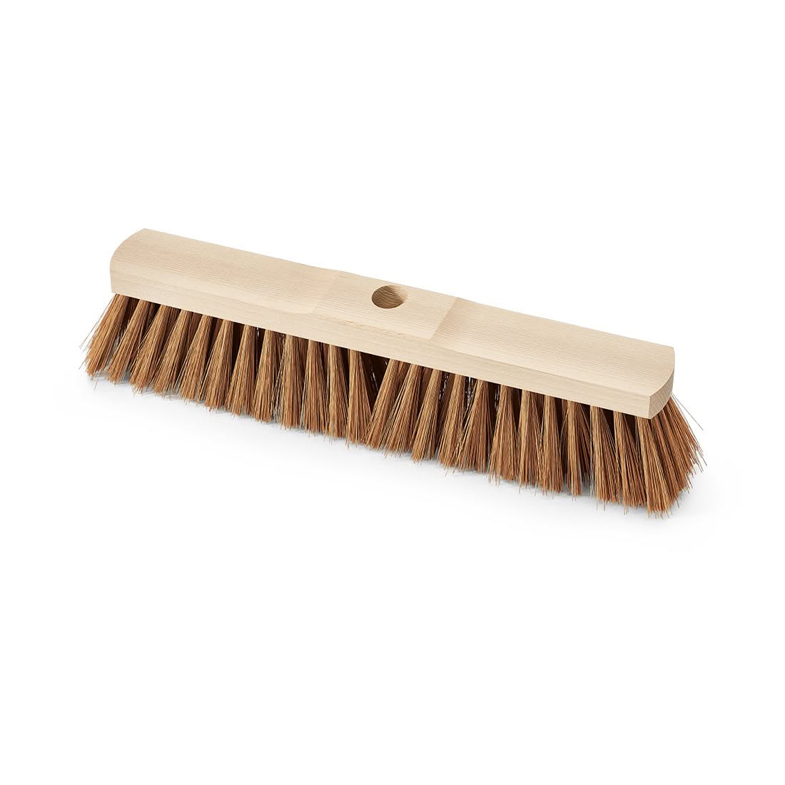 Saalbesen Poly-Kokos Sattelholz mit Stielloch 40cm